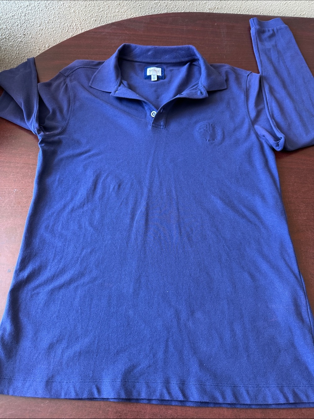 Armani Collezioni Royal Blue Polo Shirt